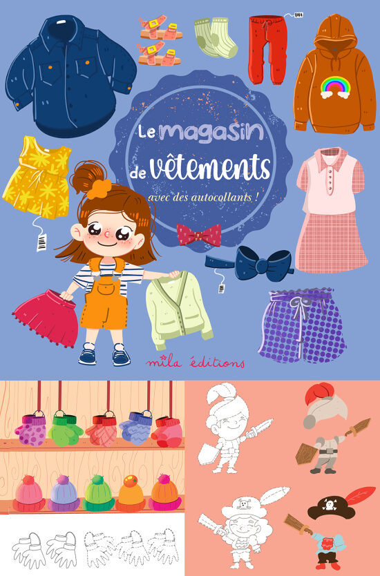 Le magasin de vêtement, édition jeunesse