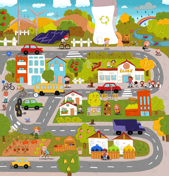 Puzzles éducatif " Le développement durable", édition jeunesse